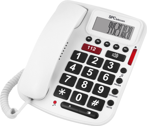 SPC3293 teléfono fijo personas mayores