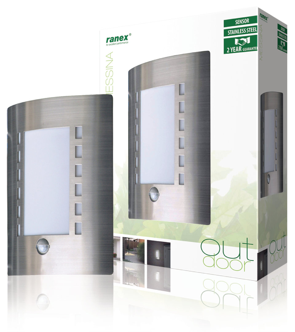 Aplique de pared con sensor de movimiento