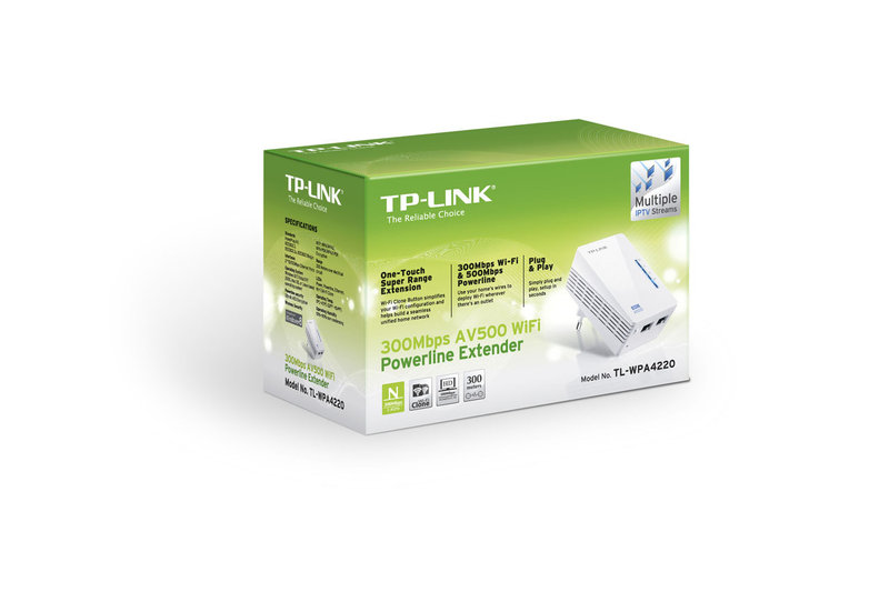 Extensor Powerline Wifi AV500 TP-LINK