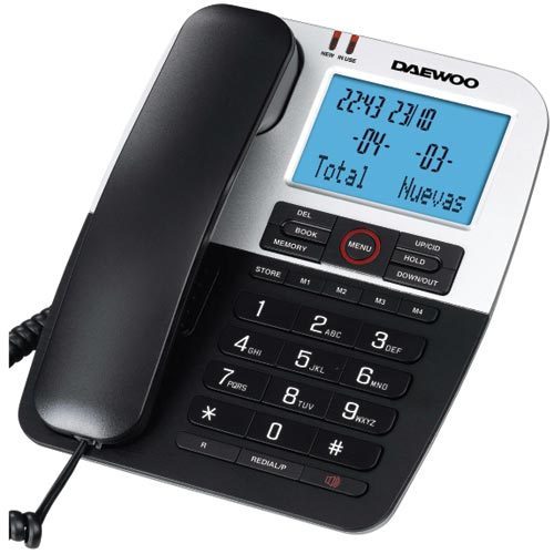 Daewoo DTC-410 teléfono fijo con ID