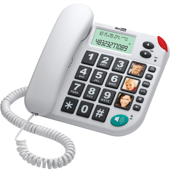 Maxcom KXT-480 teléfono teclas grandes