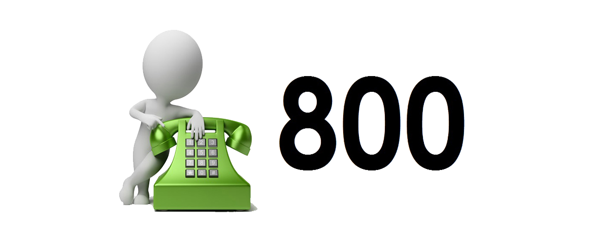 Servicios números 800