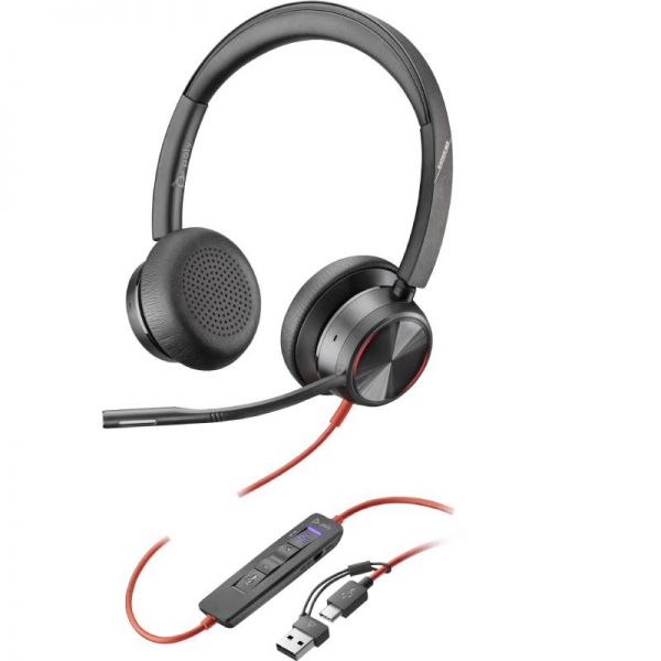 Poly Blackwire 8225 MS con USB C / A
