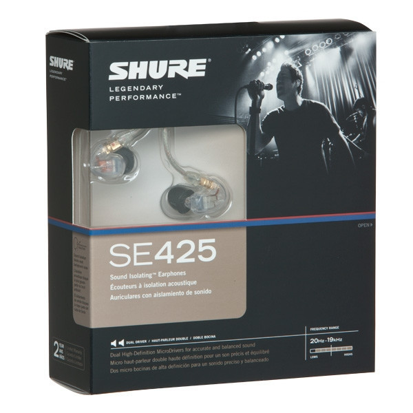 Shure SE425 auricular transparente