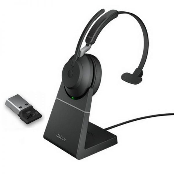 Jabra Evolve2 65 Mono USB-A MS con soporte de carga - Imagen 3