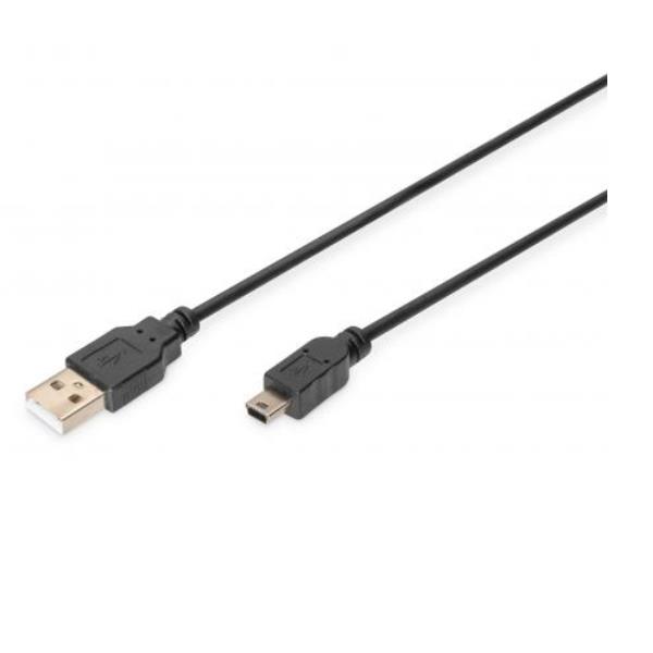 Cable USB A Macho a USB mini B Macho