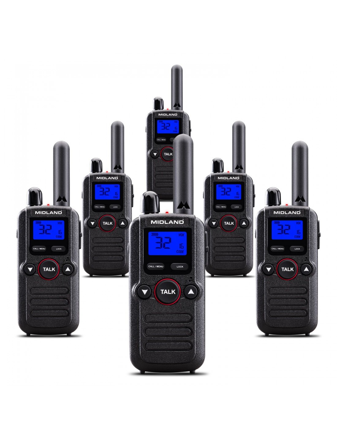 Midland BR180 Pack de 6