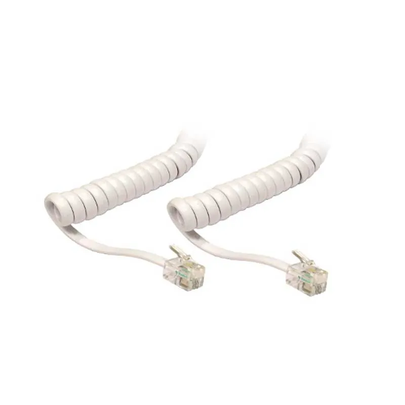 Cordón de auricular blanco