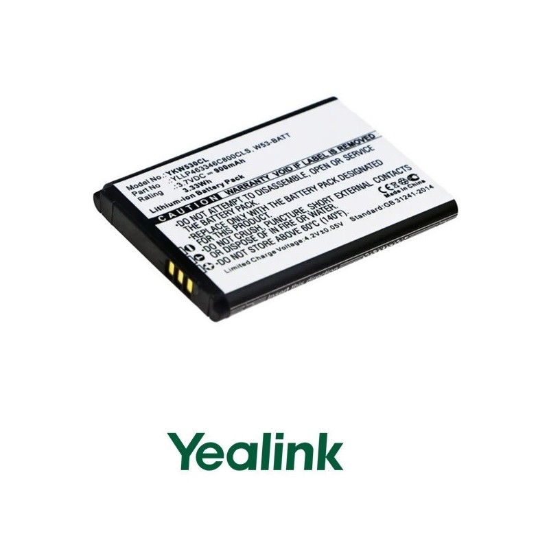 Batería Yealink para Teléfonos W73 W71 W74 y W78