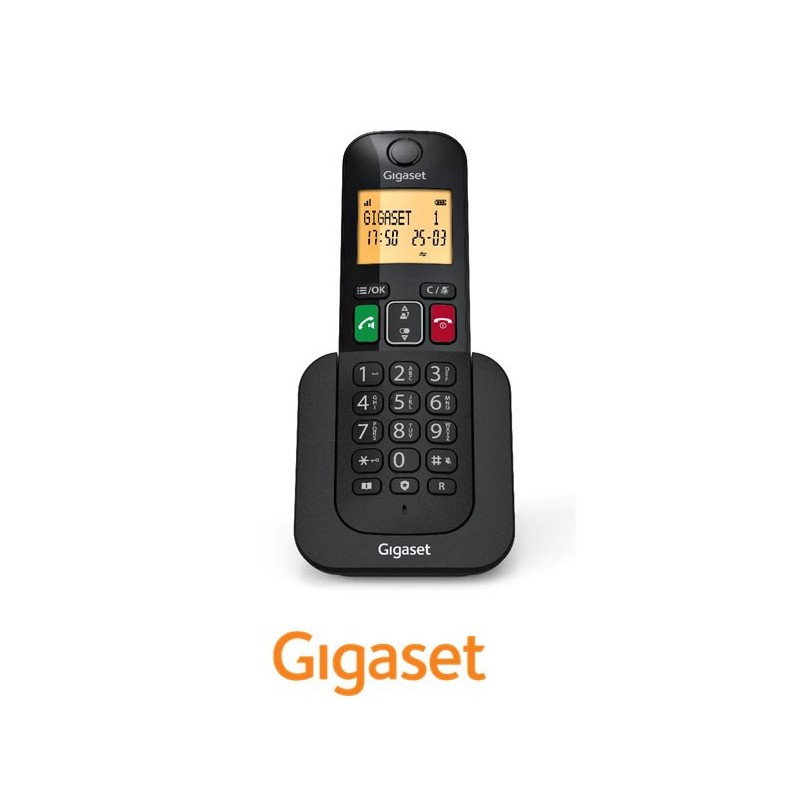 Gigaset Elemental 400 teléfono inalámbrico DECT negro