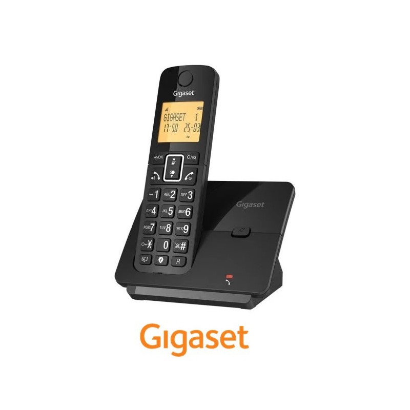 Gigaset Essential 300 teléfono inalámbrico DECT negro