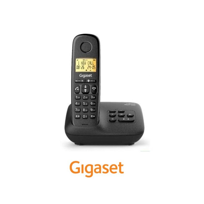 Gigaset BASIC 100 teléfono inalámbrico DECT negro
